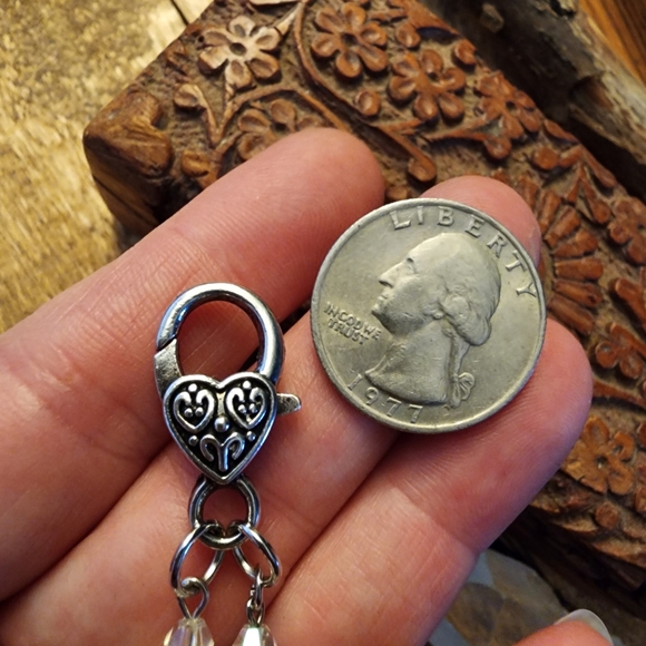 Angel PurseCharm Dragonfly BagCharm Celtic Heart Bag Clip on Crystal Suncatcher - Picture 14 of 16